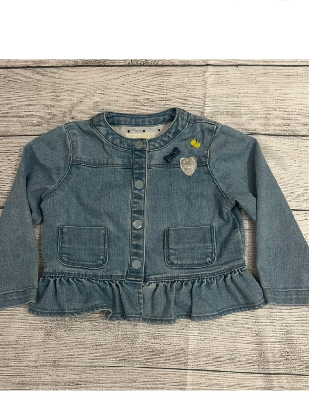 Catimini jean jacket size 18 months girls